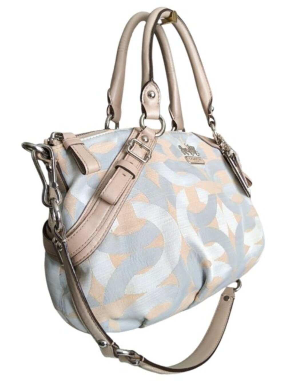 Coach Madison Shantung Chainlink Sophia Satchel